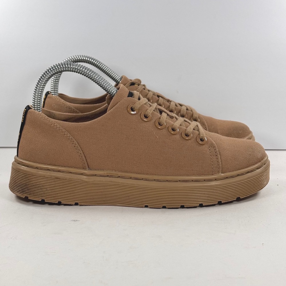 Dr. Martens Dante Tan‎ Brown Canvas Low Top Sneakers US L 6 M 5